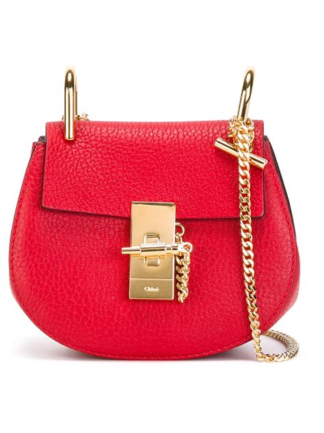 red chloe handbags